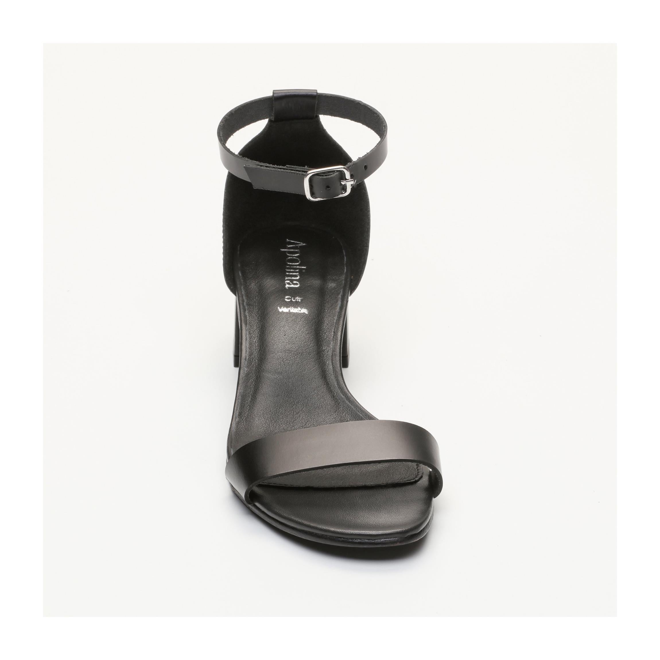 Sandalias De Tacón Dany - Negro