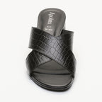 Apolina - Baudi Heeled Mules - Patterned