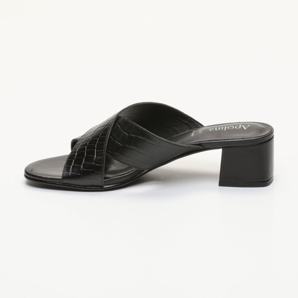Apolina - Baudi Heeled Mules - Patterned