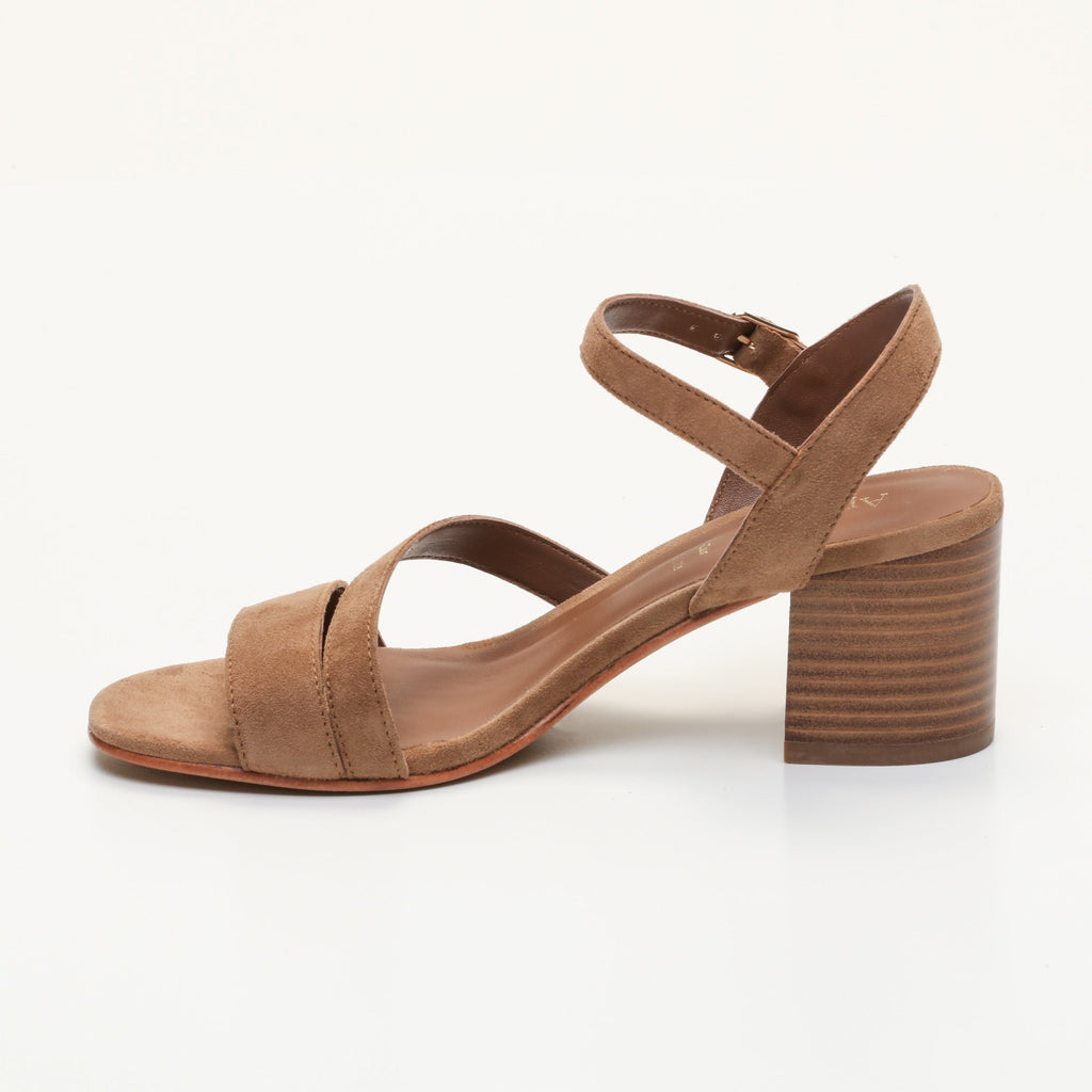 Apolina - Sandales A Talon Bonny - Marron