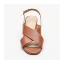 Mysery Heeled Sandals - Brown