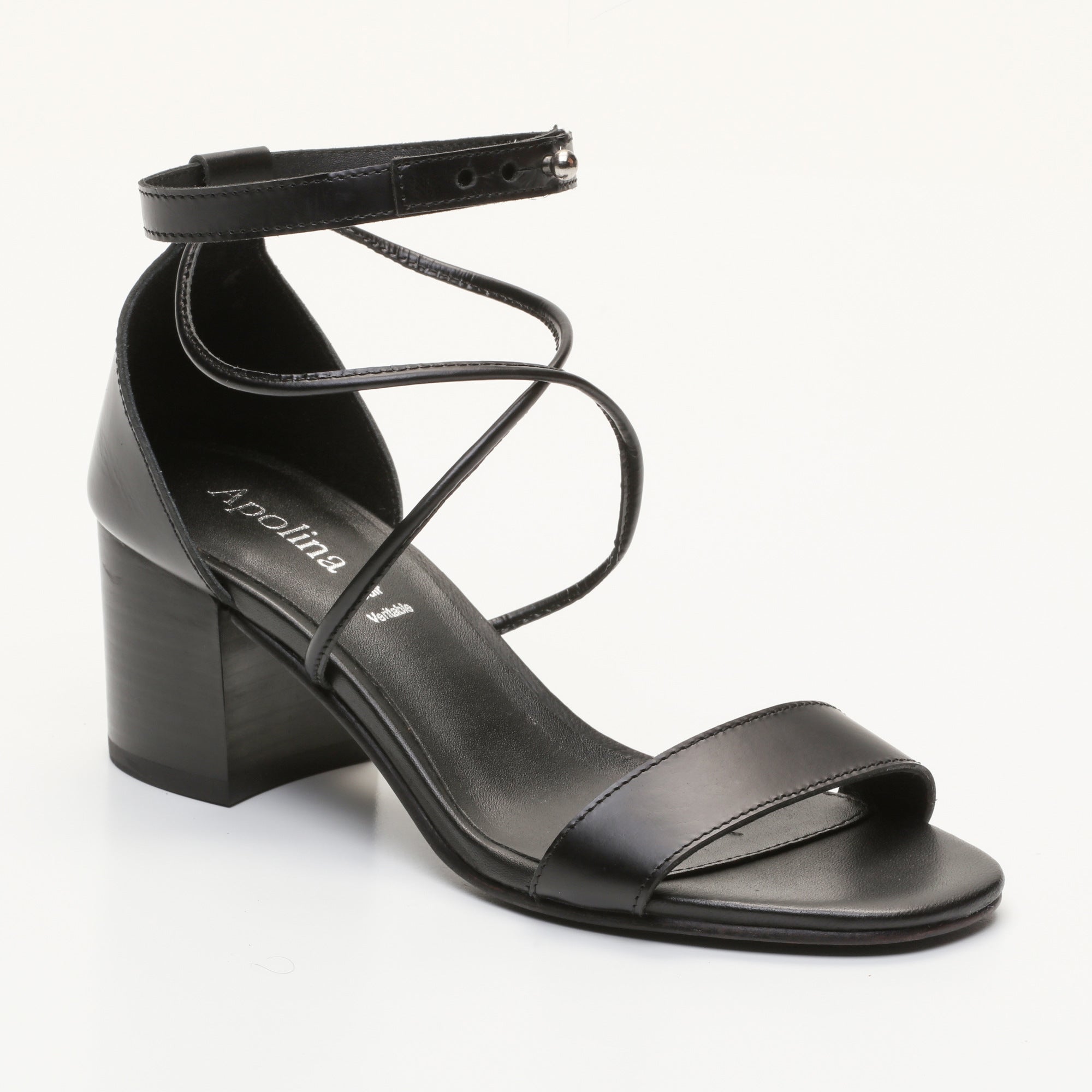 Apolina - Sandalias de Tacón Poppa - Negro