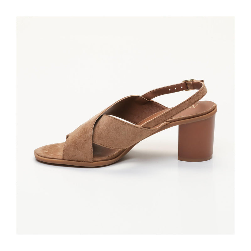Sandalias de tacón Tomy - Marrón