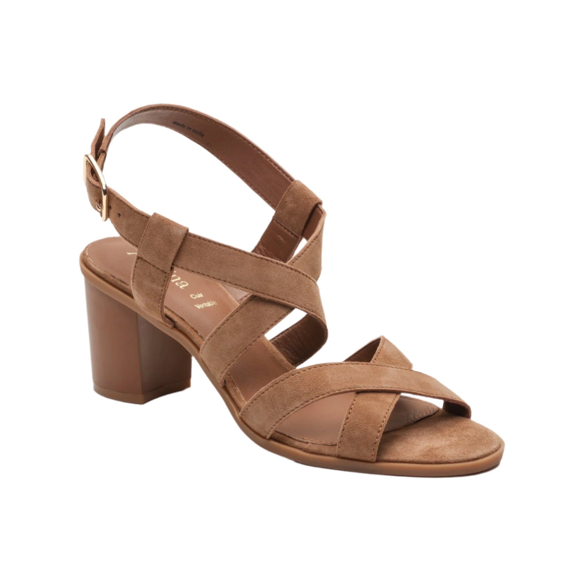 Apolina - Pavi Heeled Sandals - Brown