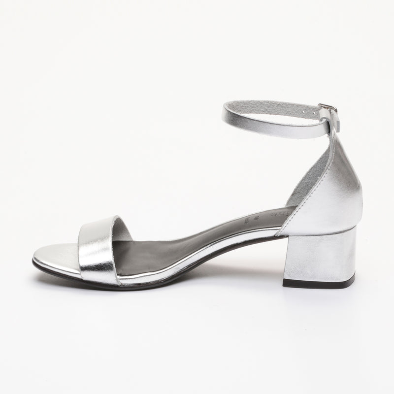 Heeled Sandal - Dany - Silver
