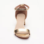 Apolina - Dany Heeled Sandals - Gold