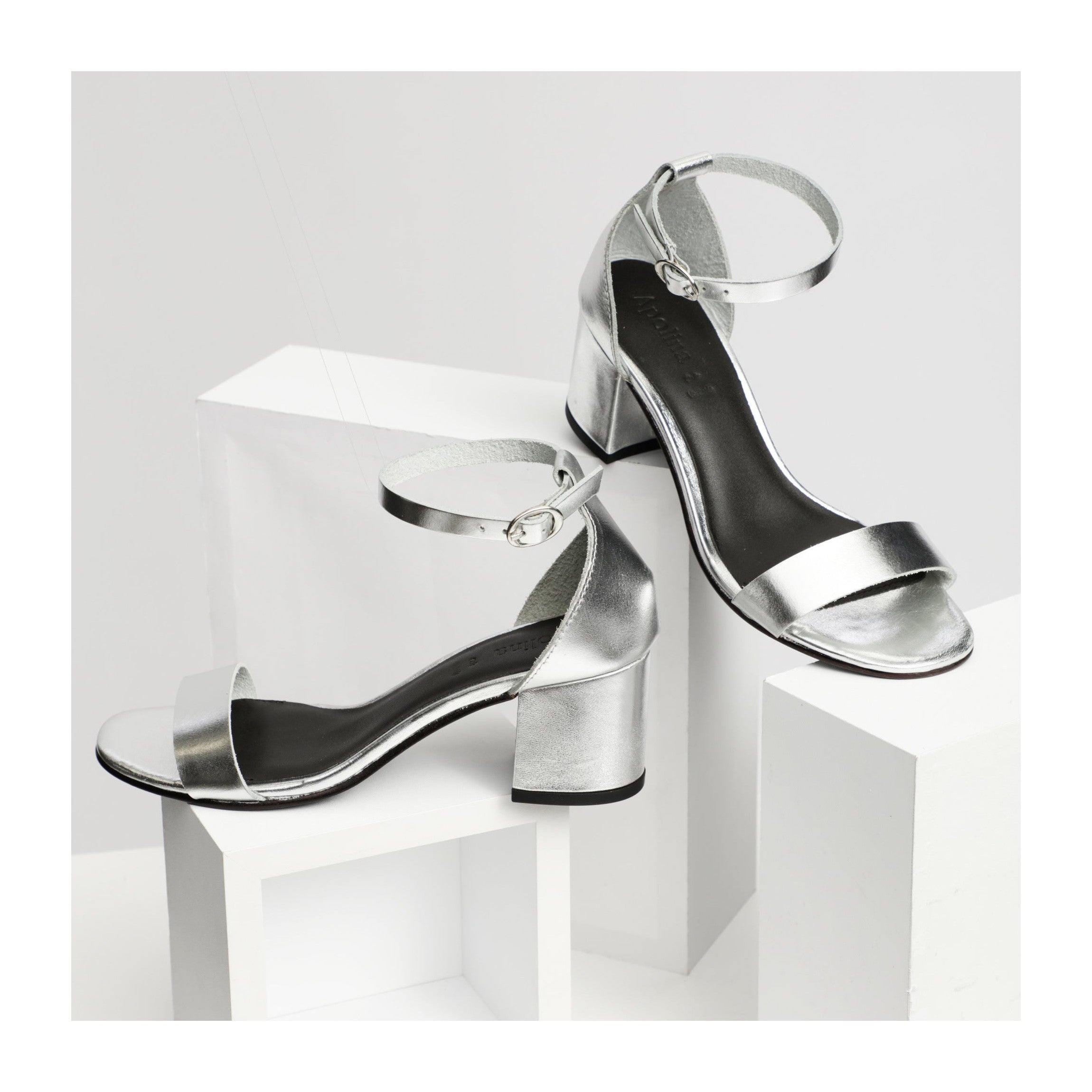 Apolina - Sandalias de tacón Lyria - Plata