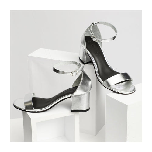 Apolina - Sandales A Talon Lyria - Argent