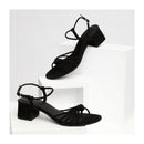 Apolina - Sandales A Talon Alba - Noir