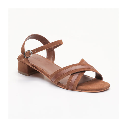 Heeled Sandal - Claire - Camel