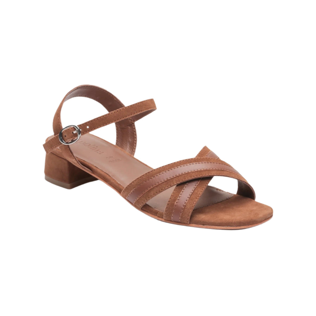 Apolina - Heeled Sandals Claire - Brown