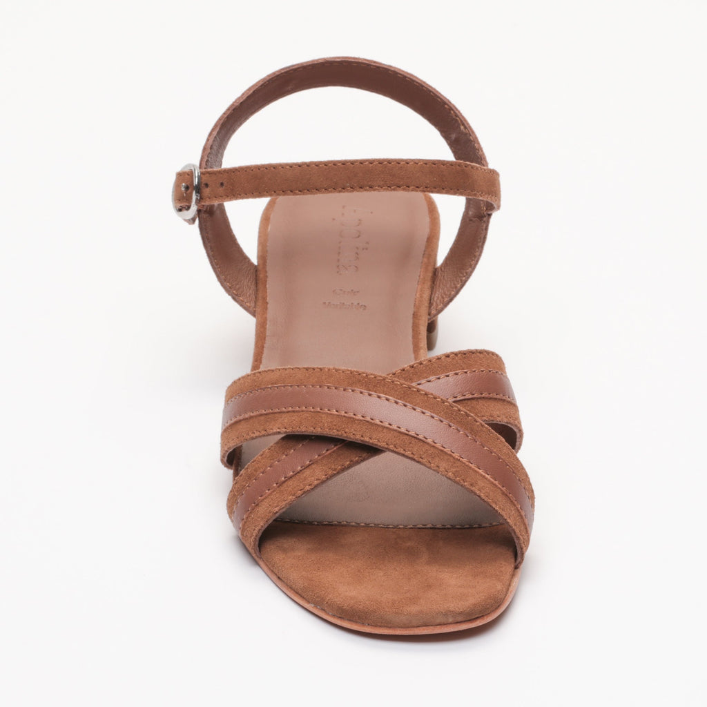 Apolina - Heeled Sandals Claire - Brown