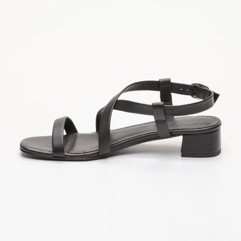 Apolina - Sandales A Talon Justine - Noir