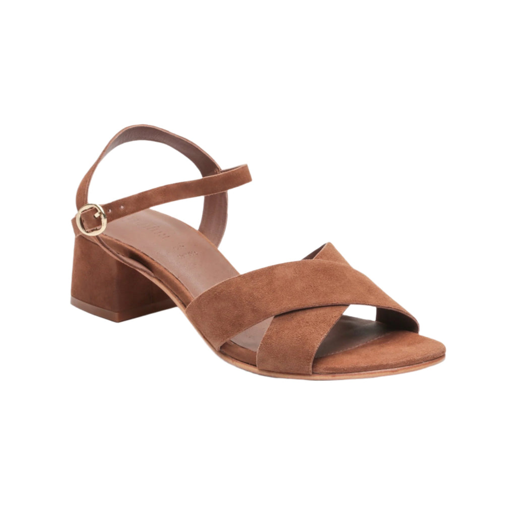 Apolina - Fanny Heeled Sandals - Brown