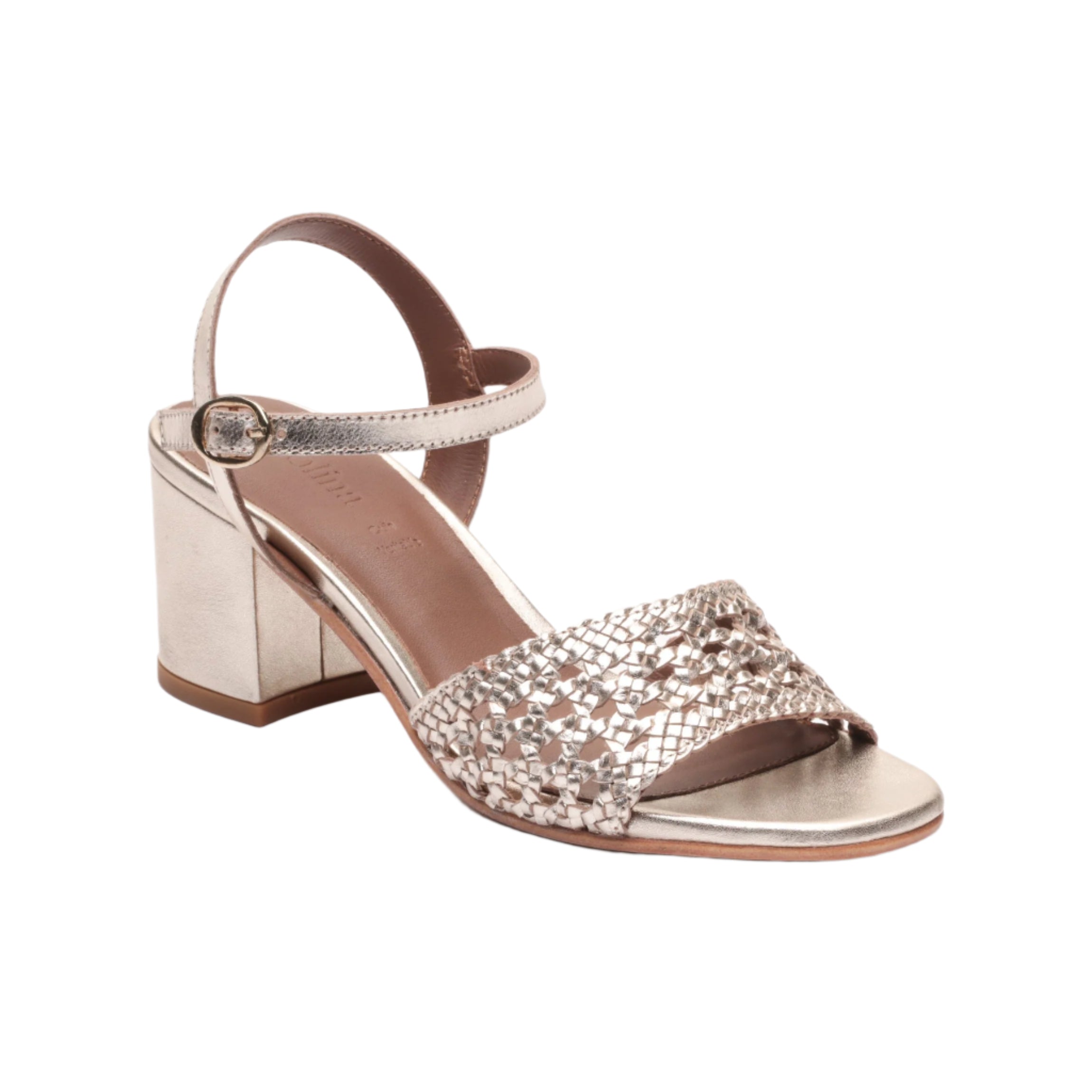Apolina - Sandalias de tacón Romane - Dorado
