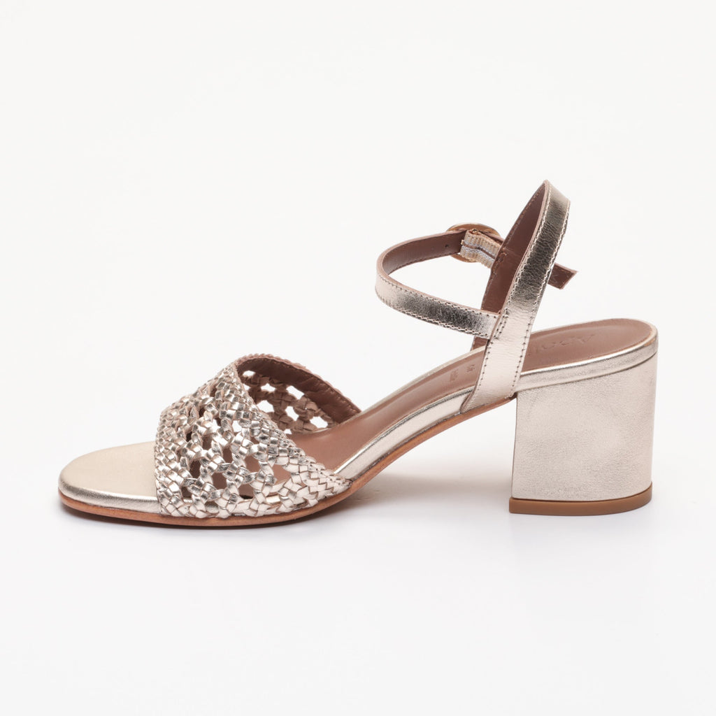 Apolina - Sandalias de tacón Romane - Dorado
