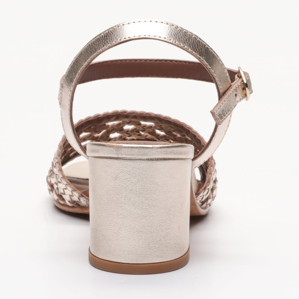 Apolina - Sandalias de tacón Romane - Dorado