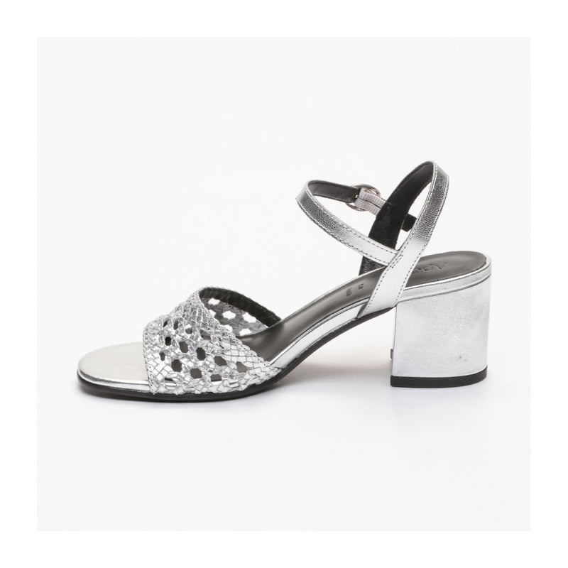 Sandales À Talons Romane - Argent