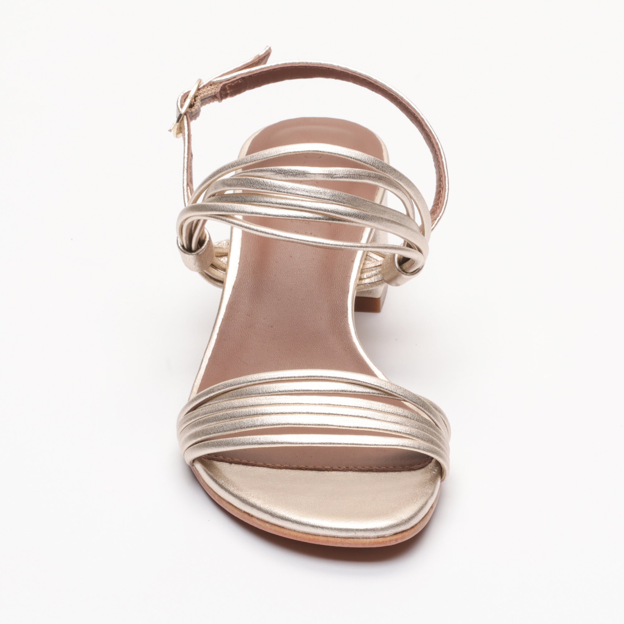 Apolina - Delia Heeled Sandals - Gold