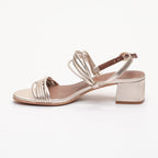 Apolina - Delia Heeled Sandals - Gold