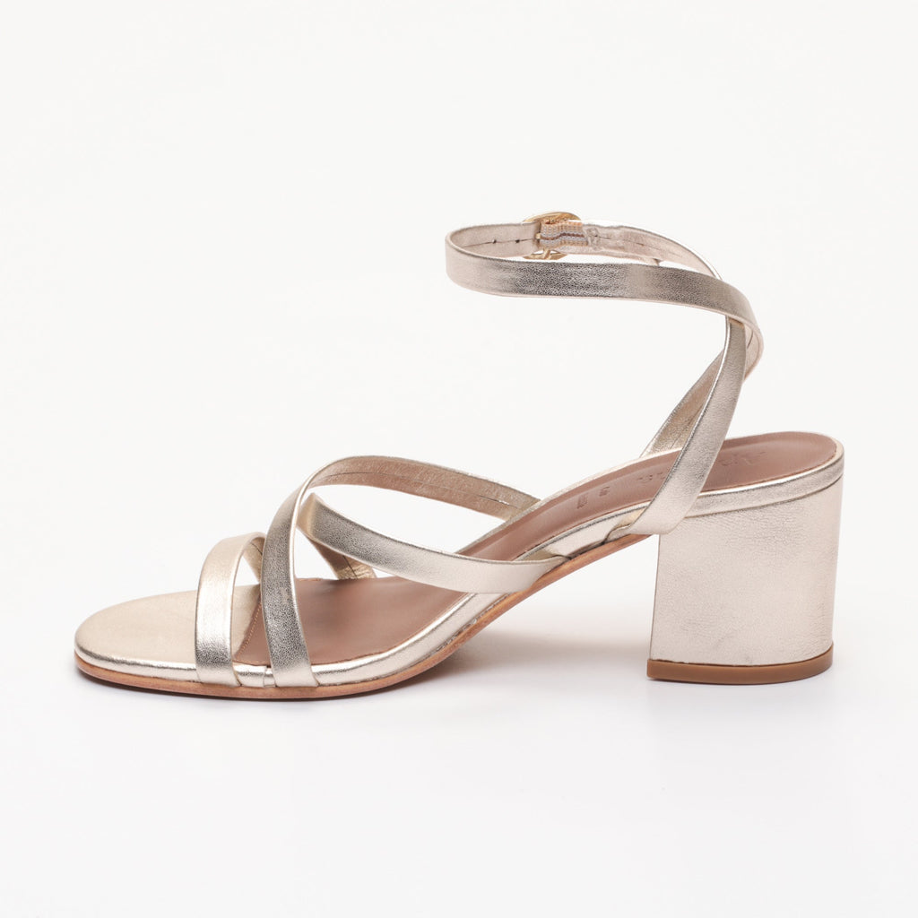 Apolina - Alix Heeled Sandals - Gold