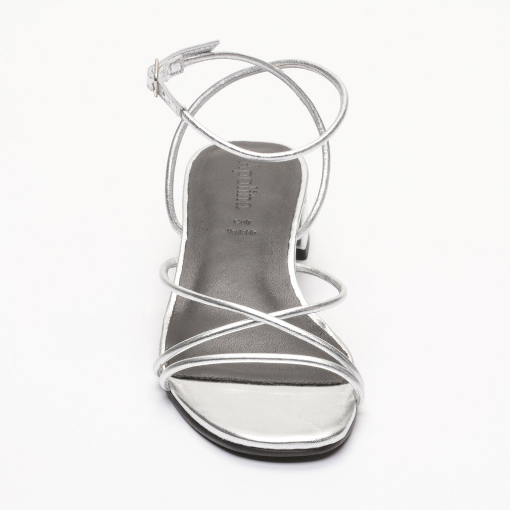 Apolina - Sandalias de Tacón Janelle - Plata