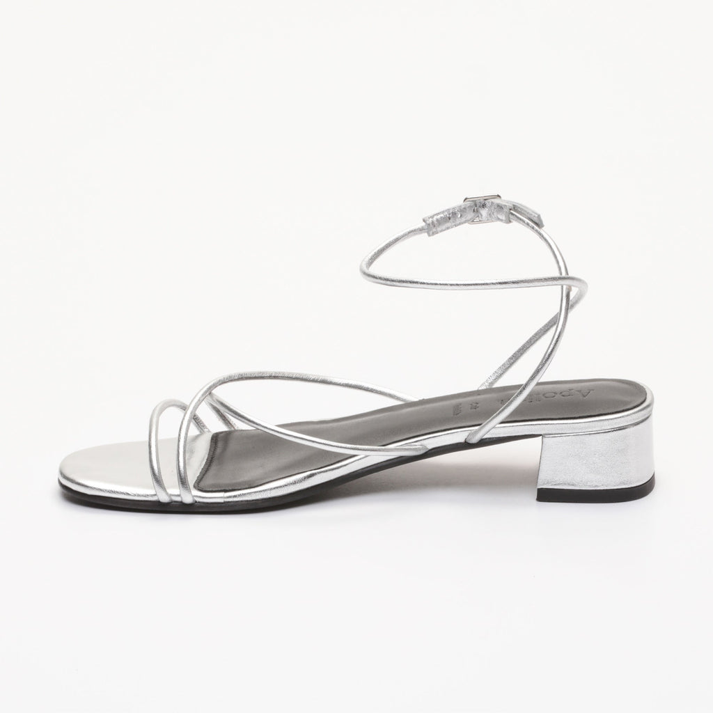 Apolina - Sandalias de Tacón Janelle - Plata