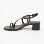 Apolina - Gloria Heeled Sandals - Black