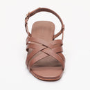 Apolina - Sandales A Talon Doris - Marron