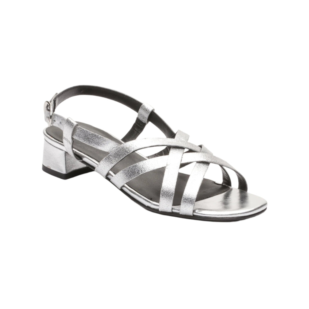 Apolina - Sandalias Tacón Doris - Plata