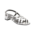 Apolina - Sandalias Tacón Doris - Plata