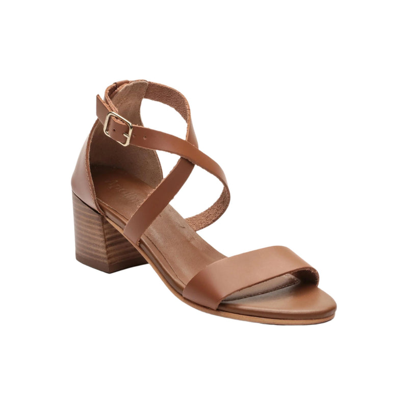 Ryleee Heeled Sandals - Brown