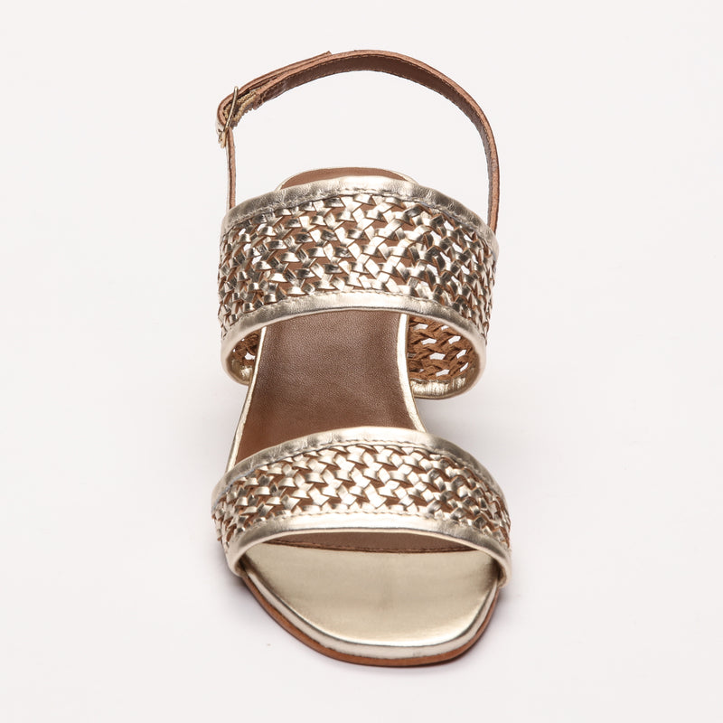 Apolina - Sandalias Tacón Ruth - Dorado