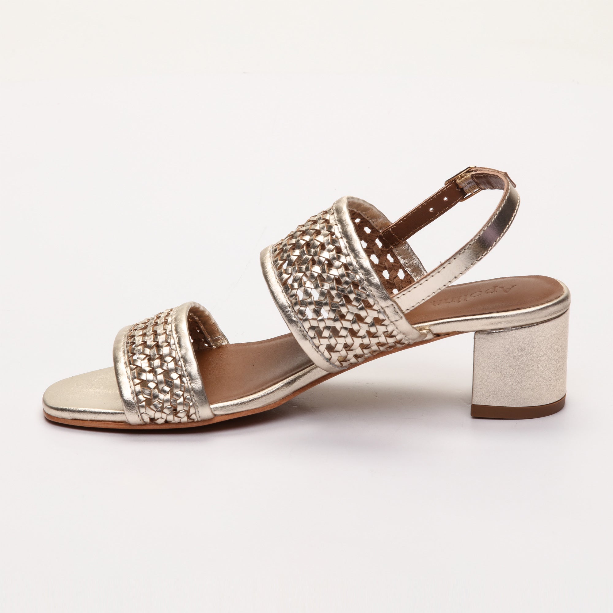 Apolina - Sandales A Talon Ruth - Doré