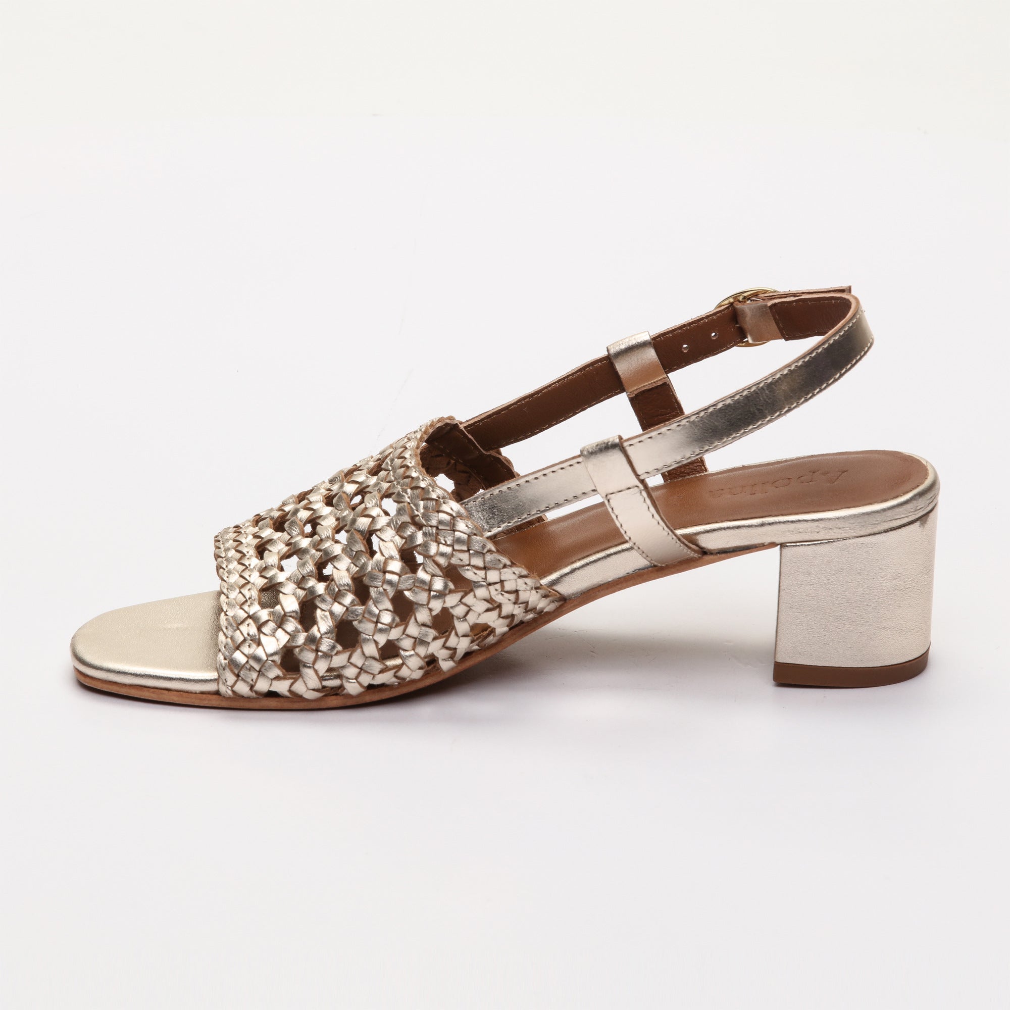 Apolina - Sandalias de tacón Rayna - Dorado