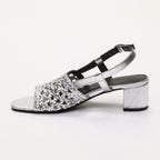 Apolina - Rayna Heeled Sandals - Silver