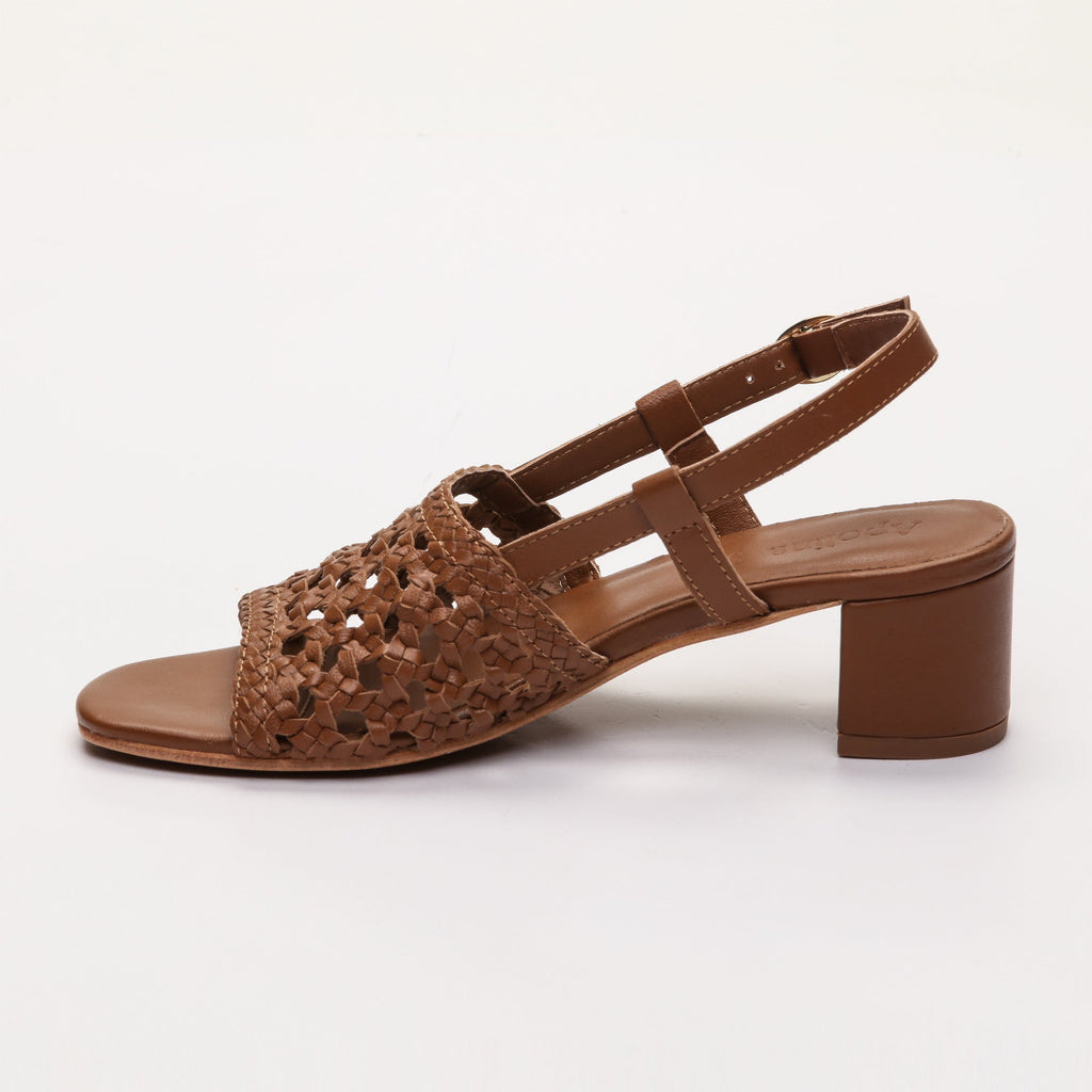 Apolina - Rayna Heeled Sandals - Brown
