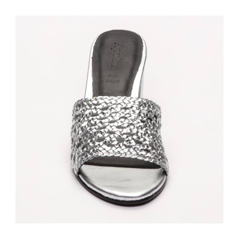 Mules À Talons Ryann - Argent
