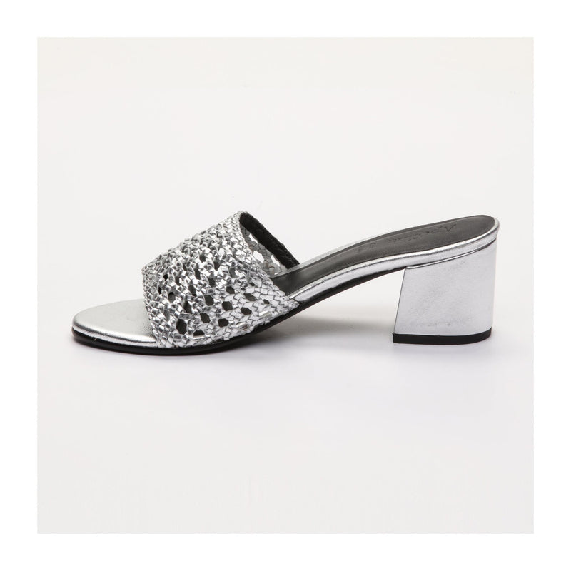 Mules À Talons Ryann - Argent