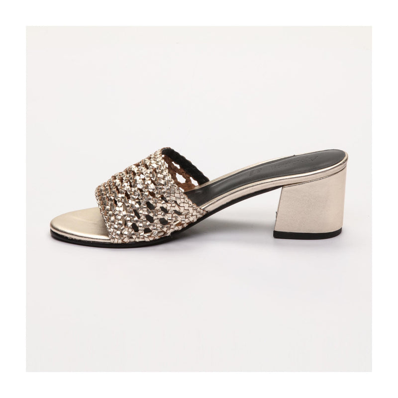 Mules À Talons Ryann - Doré