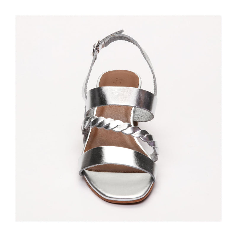 Sandales À Talons - Raquel - Silver