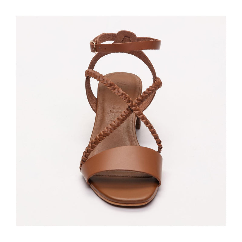 Sandalias de tacón Rita - Marrón