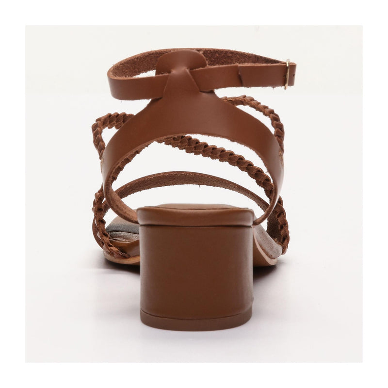 Sandalias de tacón Rita - Marrón