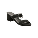 Mules con tacón Rosy - Negro