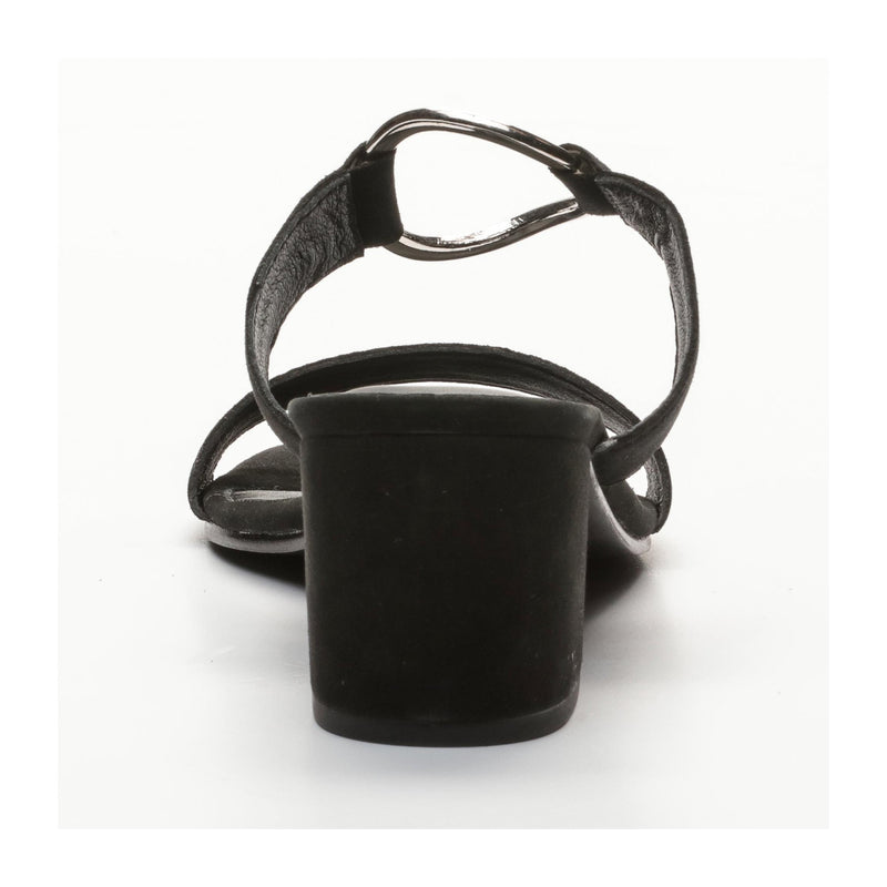 Mules con tacón Rosy - Negro