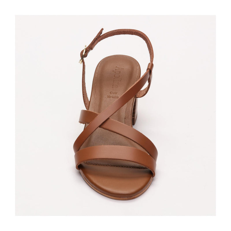 Sandalias de tacón Rosel - Marrón