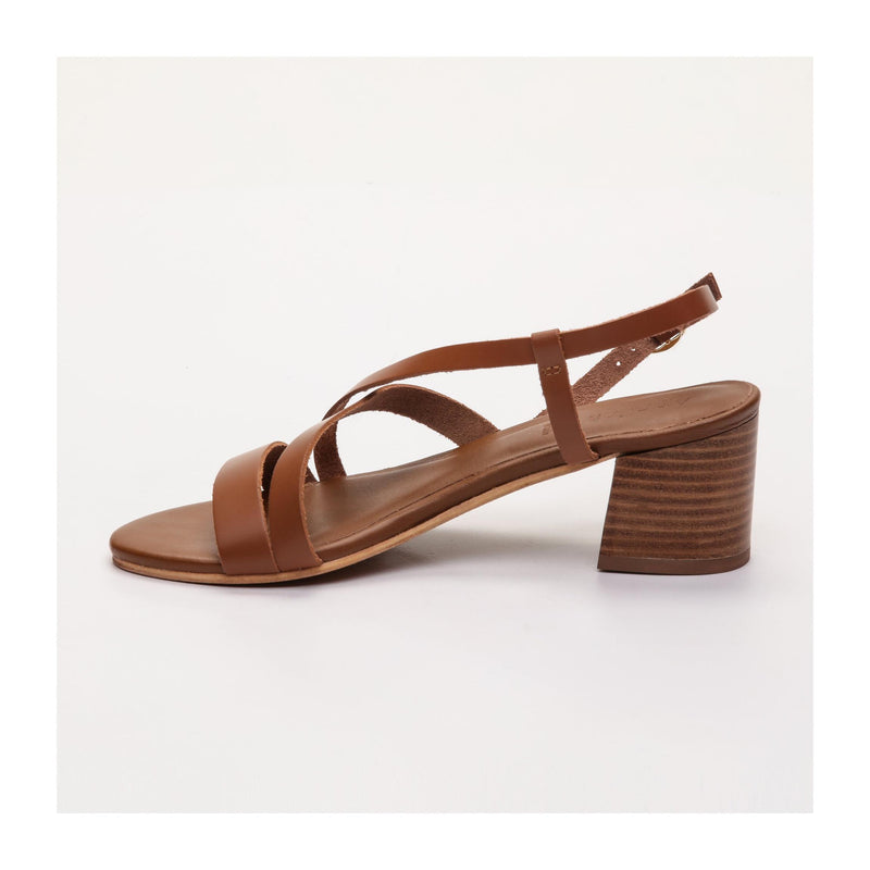 Sandalias de tacón Rosel - Marrón