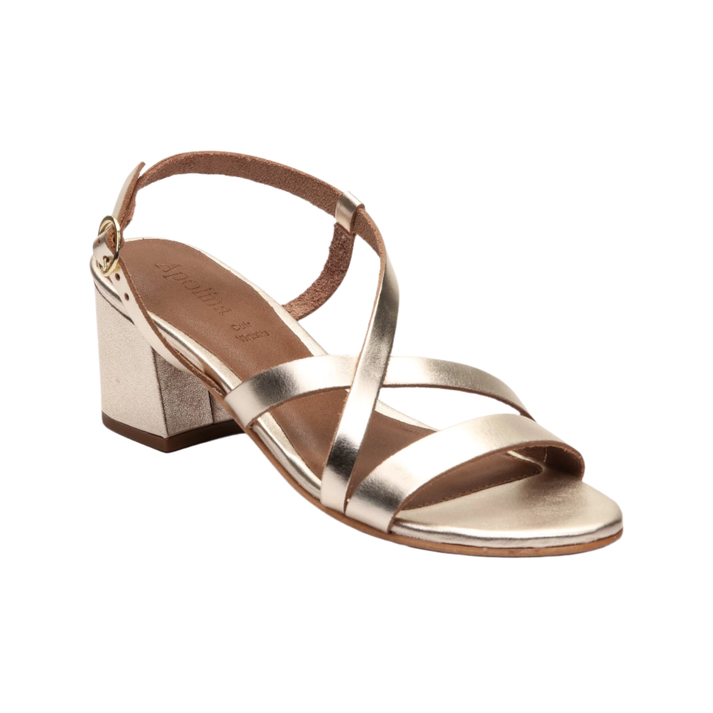 Apolina - Rosel Heeled Sandals - Gold
