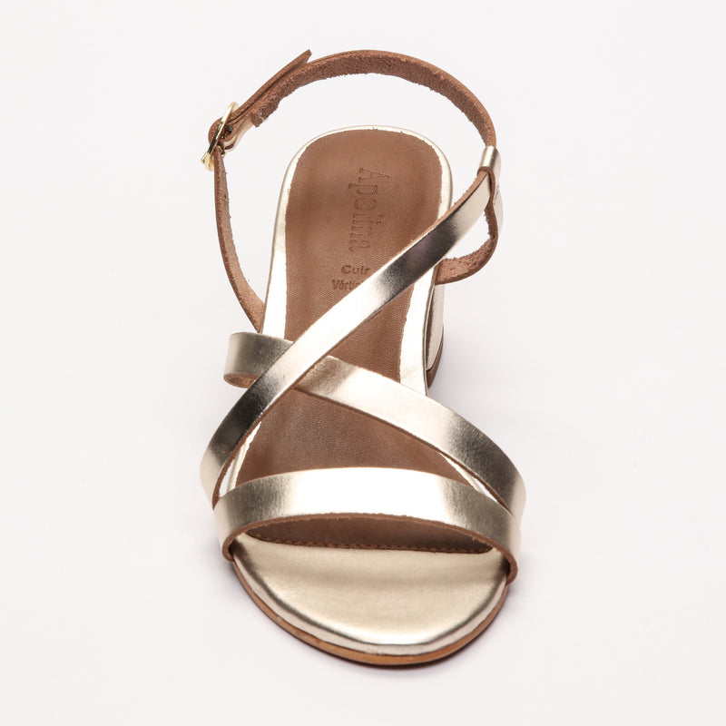 Apolina - Sandalias de tacón Rosel - Dorado