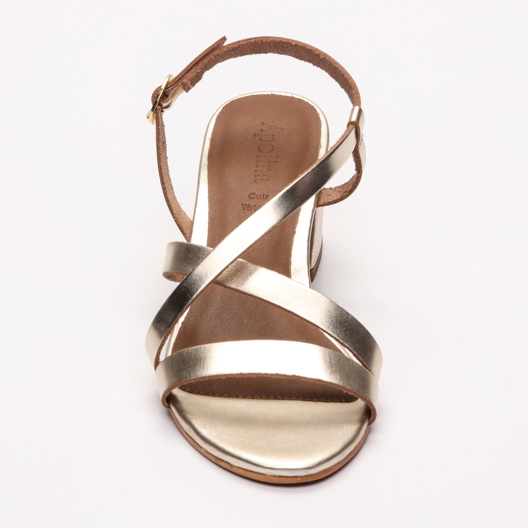 Apolina - Rosel Heeled Sandals - Gold